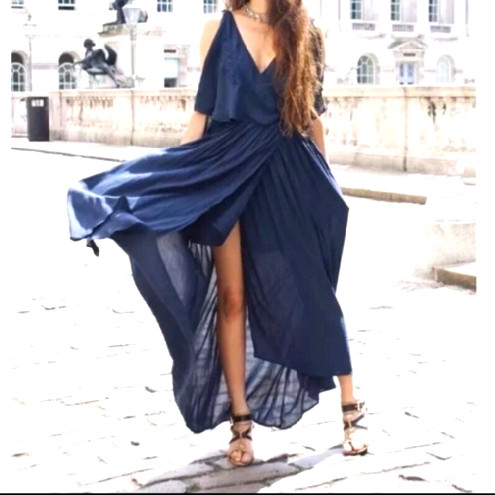 Free People wrap dress L